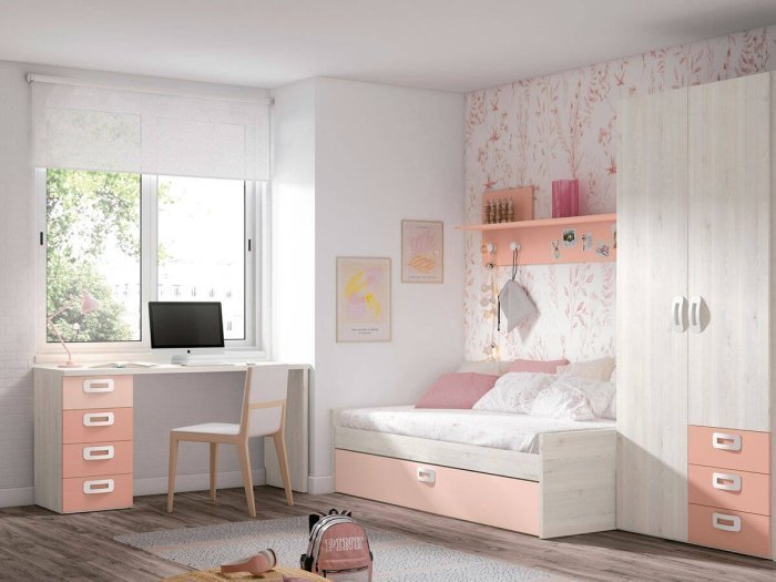 Armario 2 puertas cajones Andy Star