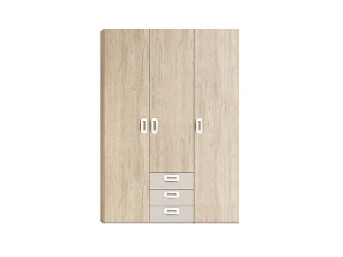 Armario 3 puertas cajones...