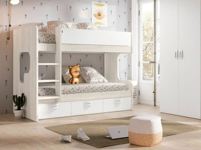 Litera 3 cajones Volga Star...