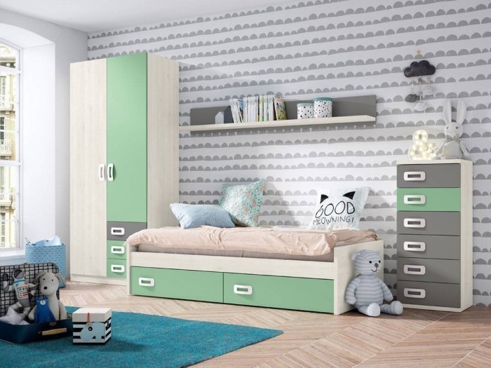 Cama 2 cajones Gap Star