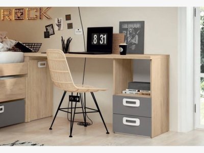 Mesa de estudio con arcón Bon