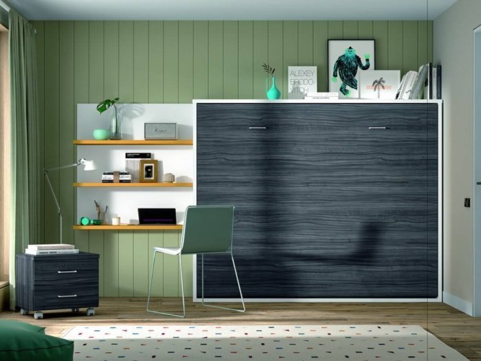 Cama abatible horizontal de...