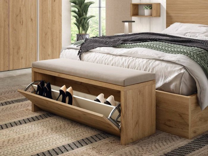 Banqueta zapatero tapizado...