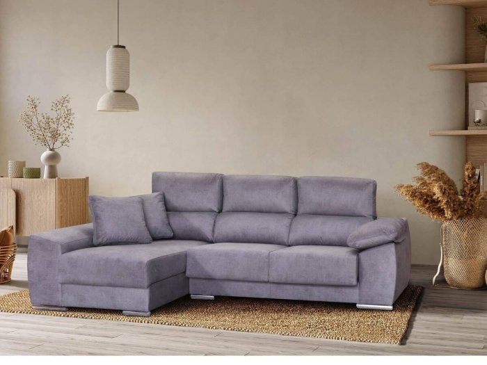 Sofá chaisselongue modelo VELVEDERE