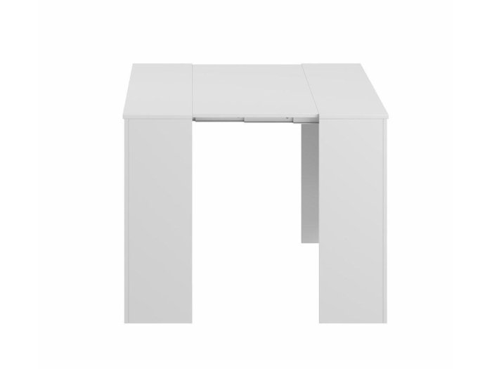 Mesa tipo consola blanca convertible Dina
