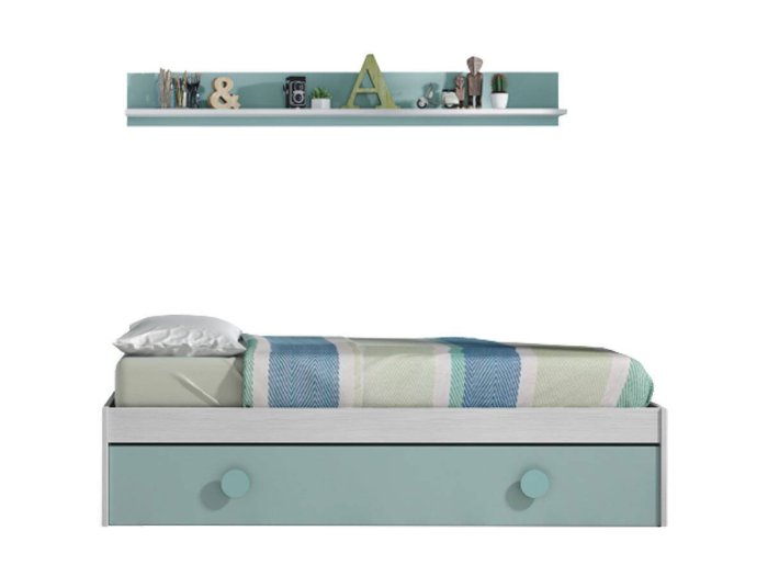 Cama nido con estantería superior Splash 2