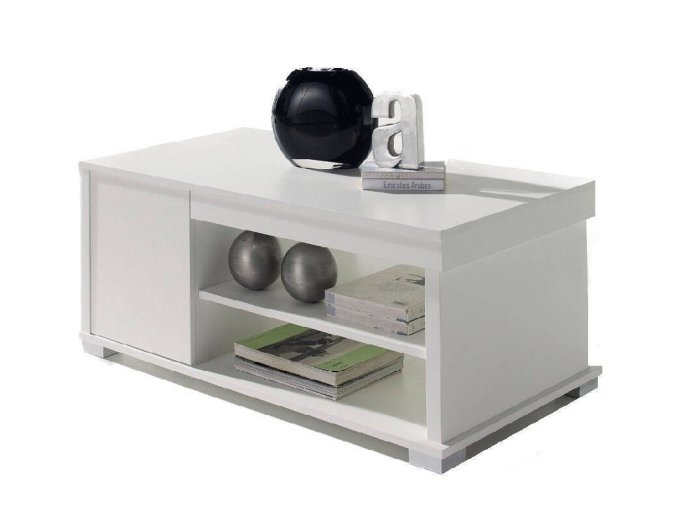 Mesa centro elevable Botellero