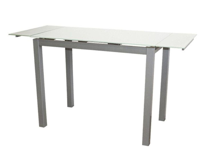 Mesa de cocina extensible Samuel color blanco 2