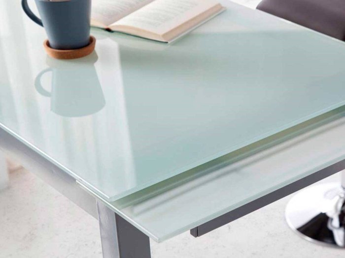 Mesa de cocina extensible Samuel color blanco
