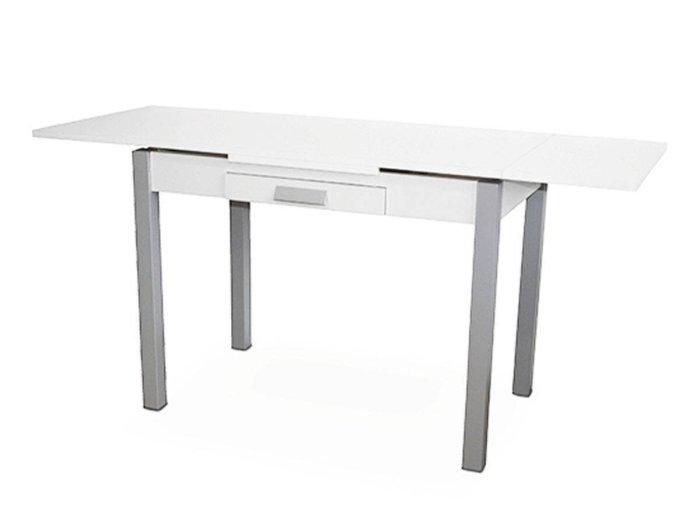Mesa con alas laterales Burgos blanca
