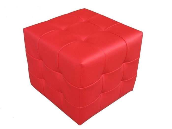 Pouff en forma de Cubo capitoné
