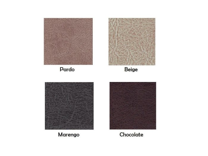 Chaisselongue Dandy con pouffs laterales