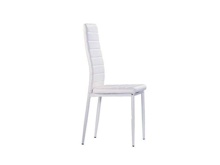 Silla tapizada White 2
