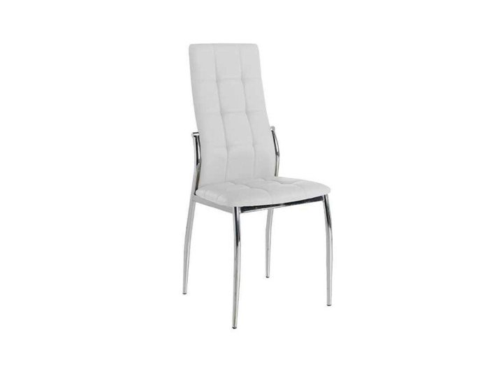 Silla Osaka polipiel blanco
