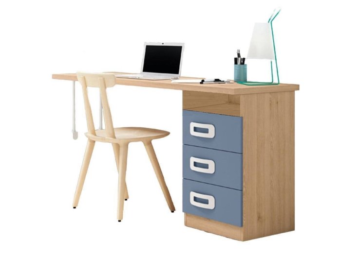 Mesa estudio con soporte nido Nora