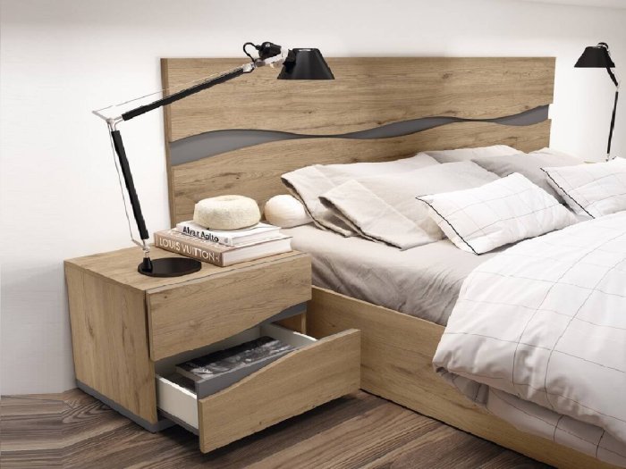 Dormitorio modelo FREDI con canapé abatible