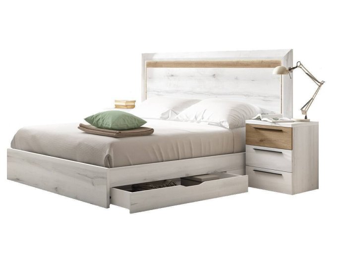 Dormitorio modelo VINTÉ Four con cajones laterales