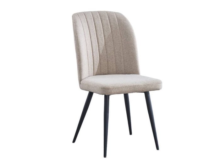 Silla de comedor con patas negras modelo BUCAREST