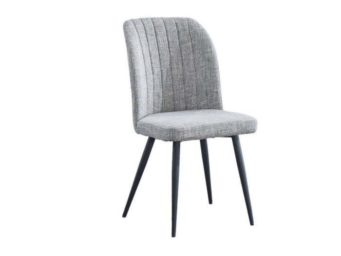 Silla de comedor con patas negras modelo BUCAREST