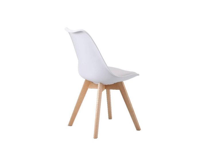 Silla de comedor modelo MILANO blanca
