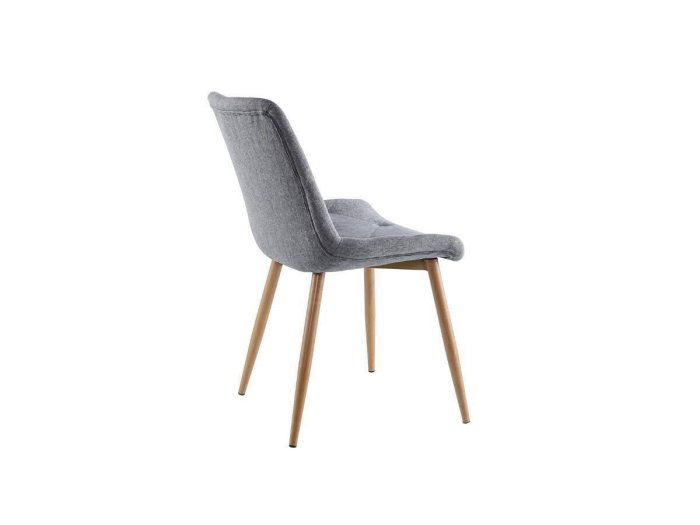 Silla de comedor ergonómica modelo IBET gris 2