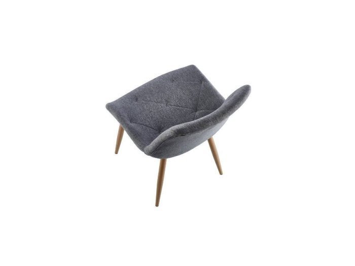 Silla de comedor ergonómica modelo IBET gris