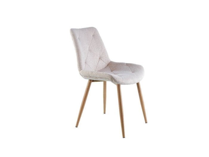 Silla de comedor ergonómica modelo IBET beige