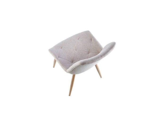 Silla de comedor ergonómica modelo IBET beige