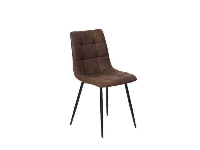 Silla industrial modelo GIULIA color chocolate 2