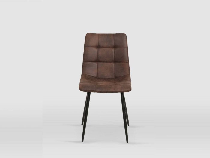 Silla industrial modelo GIULIA color chocolate