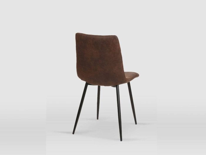 Silla industrial modelo GIULIA color chocolate