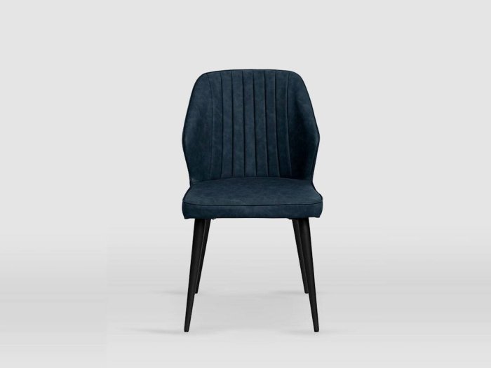 Silla de comedor modelo MAIA azul marengo