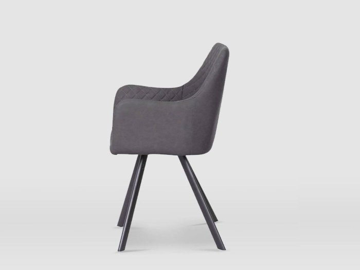Silla de comedor modelo CELINA gris cuarzo