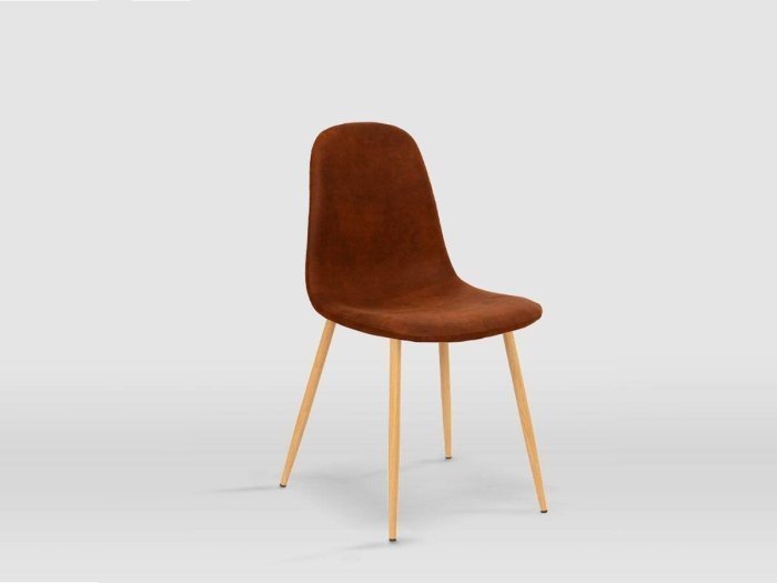 Silla de comedor modelo IRINA color avellana