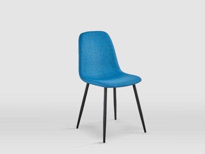 Silla de comedor modelo IRINA color azul