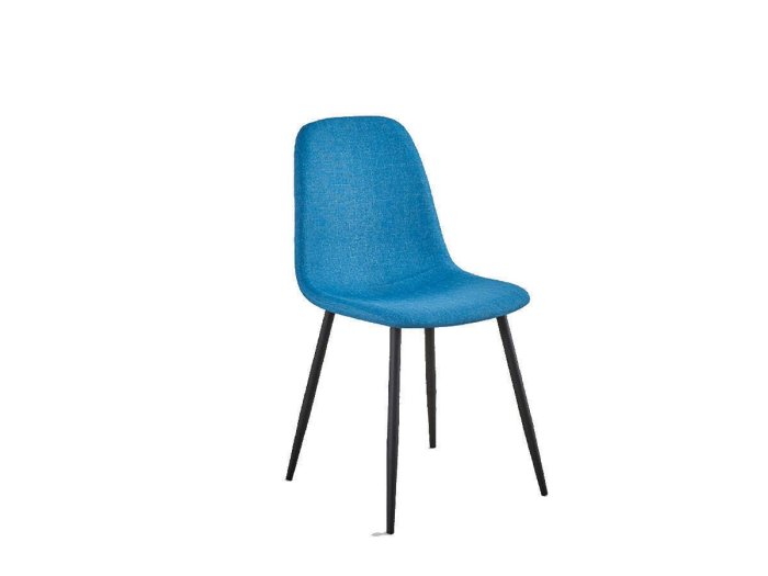 Silla de comedor modelo IRINA color azul 2