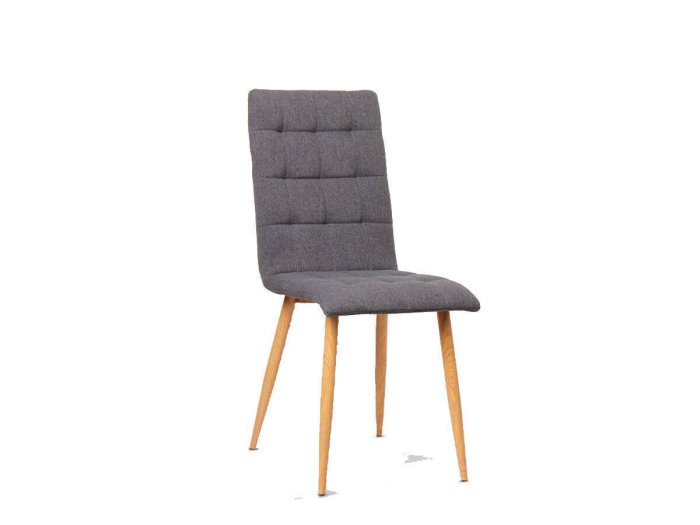 Silla de comedor modelo PRIYA gris piedra