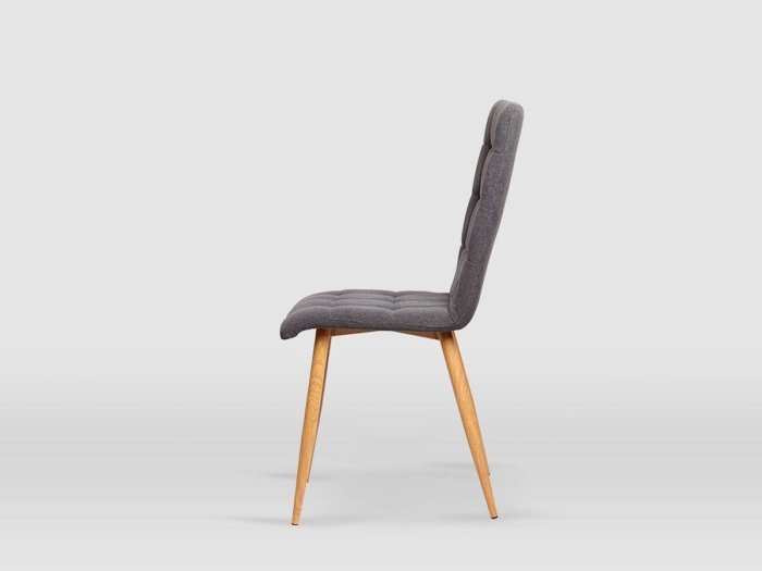Silla de comedor modelo PRIYA gris piedra