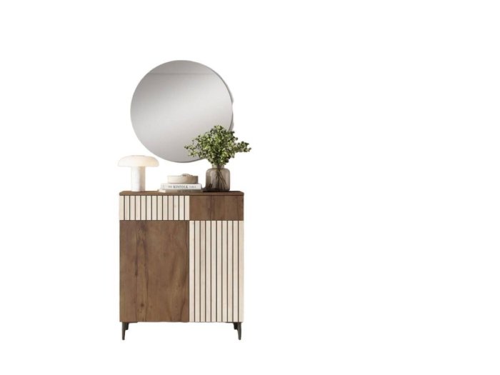 Mueble recibidor con consola y espejo modelo VERONA 2