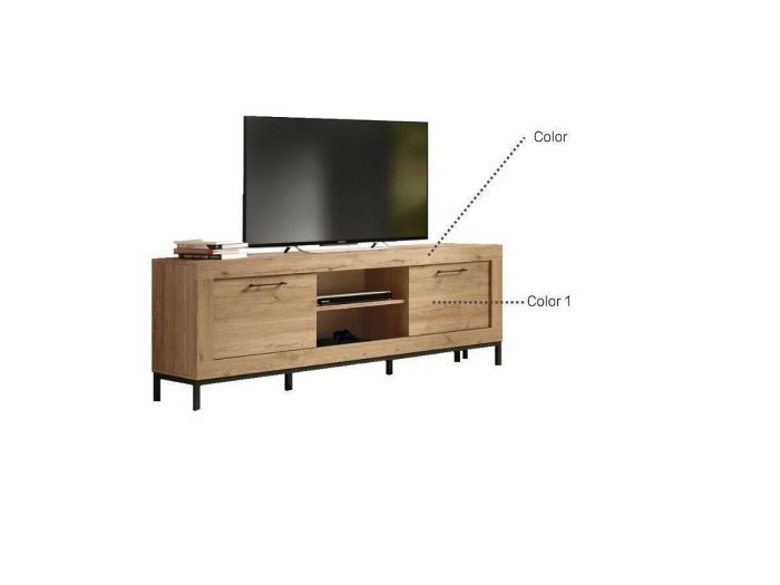 Mueble Tv modelo DAKOTA 181 cm con estante