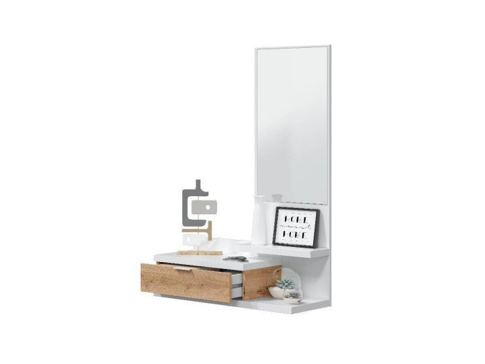 Mueble recibidor modelo TICOLO con consola y espejo