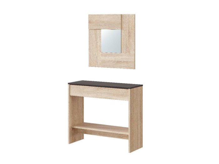 Mueble consola recibidor con espejo modelo TECNIK 2
