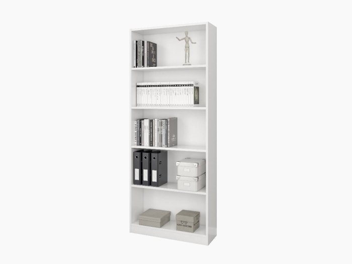 Estanteria clásica modelo FOSA blanca 2