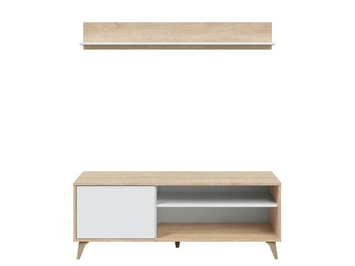 Mueble bajo para Tv con estanteria modelo SANTA