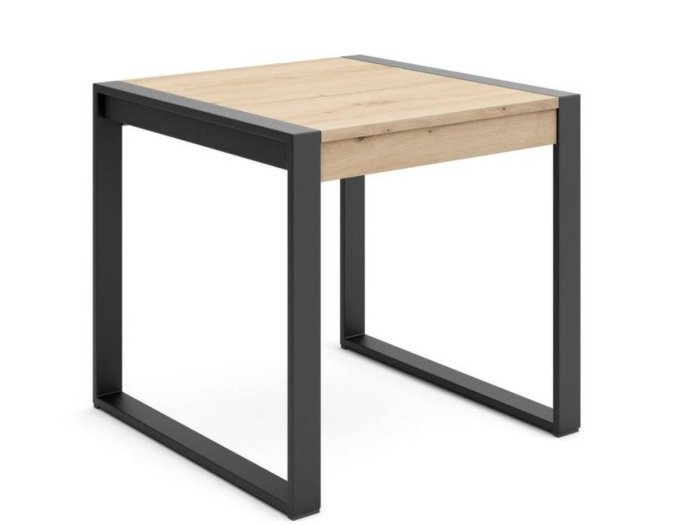 Mesa cuadrada extensible de pata deslizante modelo BEL