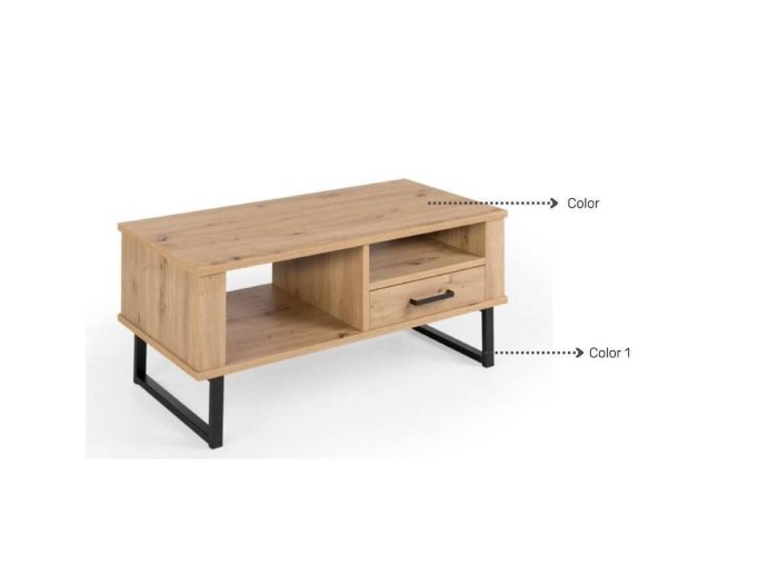 Mesa de centro elevable modelo ALBERT