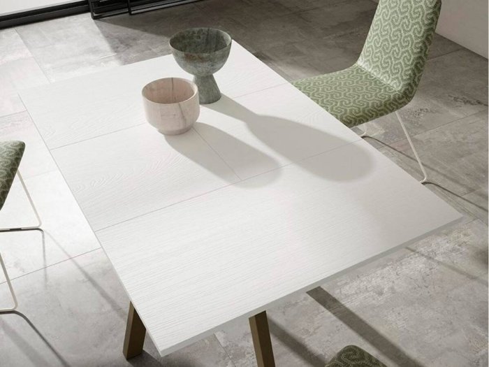 Mesa de comedor cuadrada extensible modelo SAN