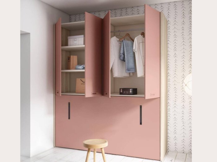 Cama abatibles horizontal con armarios modelo HUELVA