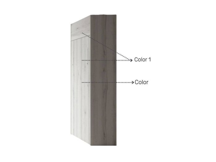 Cama abatible vertical con altillo modelo ELSA