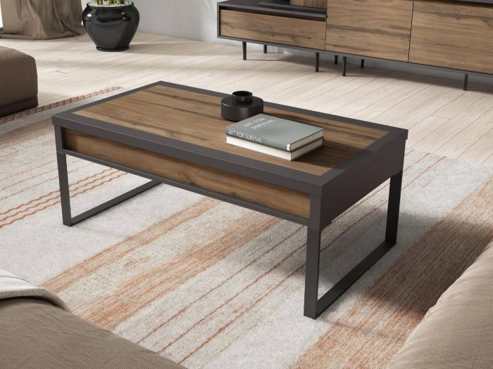 Mesa centro elevable modelo VIRGINIA